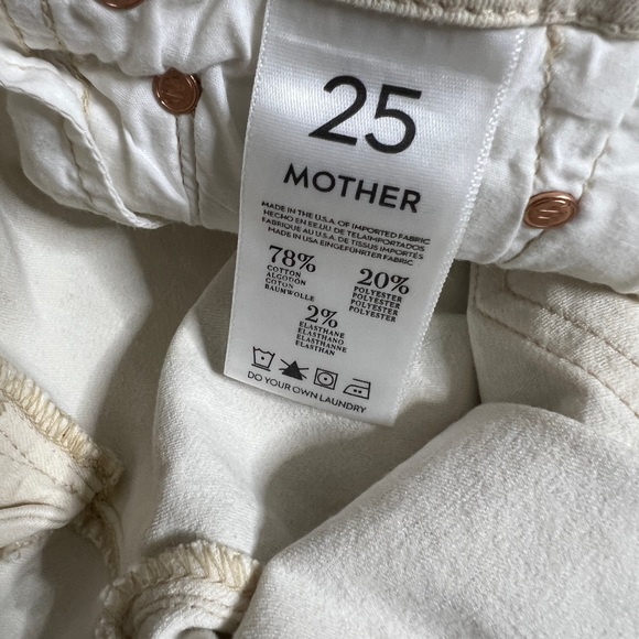 👖NWOT! Mother Gold Foil Medallion Skinny Jean - Picture 10 of 10